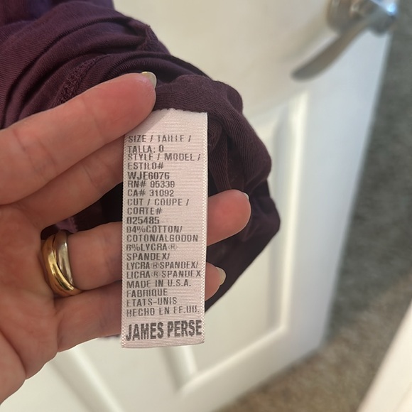 James Perse High Neck Shirred Dress - Picture 4 of 5